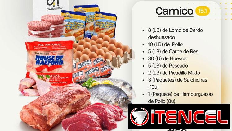 Combos de alimentos y aseo.  Entrega en 24h