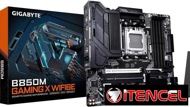 ⚙️ PLACA GIGABYTE B850M GAMING X WIFI6E DDR5, AM5 PARA RYZEN 7000/8000/9000 – ENVÍO DISPONIBLE HABANA + GARANTÍA 7 DÍAS