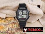 ⌚🔥 RELOJ CASIO AE1200WH WORLD TIME 100M RESISTENTE AGUA +10 AÑOS BATERÍA 💥 Envío + Garantía