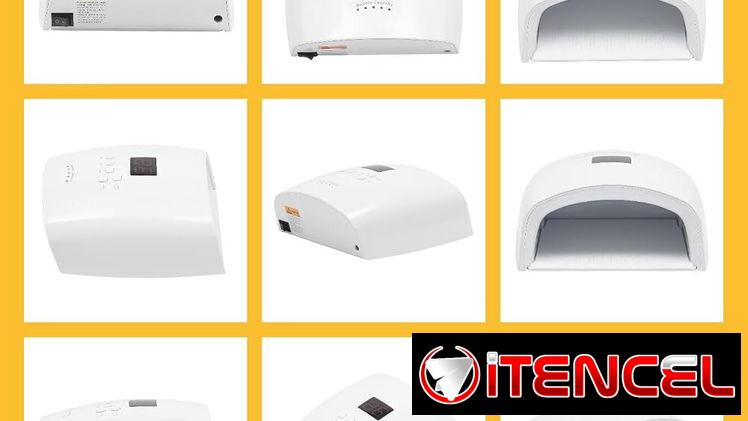 Potente lámpara de uñas recargable de 66W: Esta innovadora máquina secadora de uñas cuenta con tecnología UV y LED