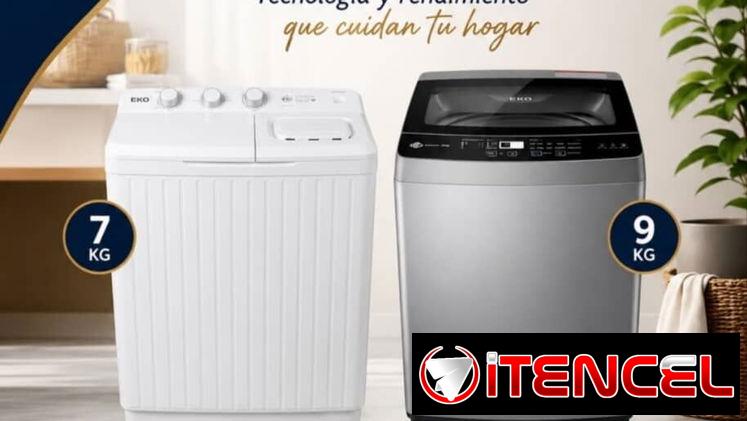LAVADORA AUTOMÁTICA ECO 7 kg 160 USD LAVADORA AUTOMÁTICA ECO, 9 KG, 275 USD.