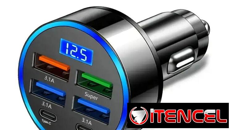 🚀 Cargador de carro – Modelo Negro de primera calidad 🚀
