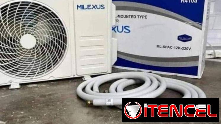 Oferta especial Split Milexus 1T+ soporte para compresor+ regulador de voltaje+ montaje