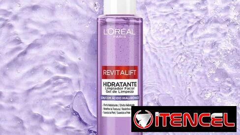 💜L’Oréal Paris Revitalift Gel de Limpieza Facial Hidratante 150ml – Limpiador Facial con Ácido Hialurónico para Todo Ti