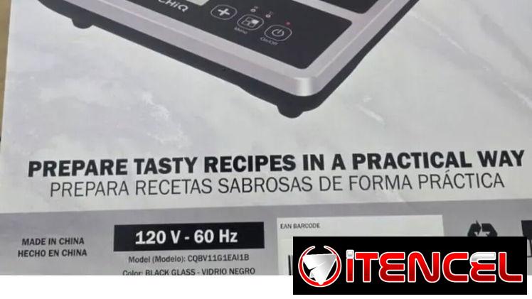 Cocina de infrarrojo Chiq 1500W.