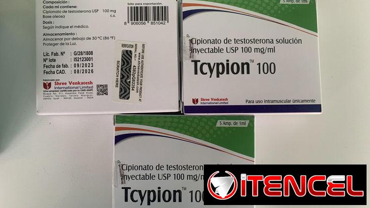 TESTOSTERONA AMPULAS 100mg TCYPION