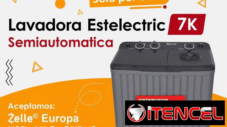 Lavadora semiautomática 7kg