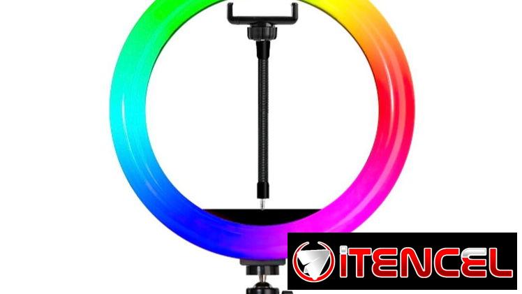 ARO DE LUZ RGB 12 PULGADAS