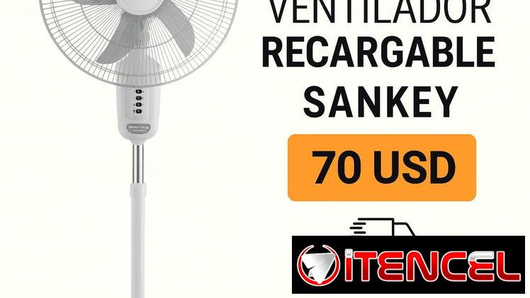 ♧₩ VENTILADOR RECARGABLE SANKEY
