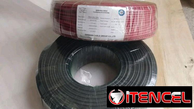 Cable 12 fotovoltaico a 2.90 USD el m y Cable de electricidad calibre 10 de cobre puro x  rollos  cajas de cable de  red