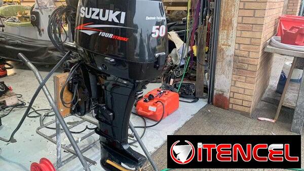 Motor fueraborda Suzuki de 50 CV, 4 tiempos y 20 pulgadas (modelo 2010)