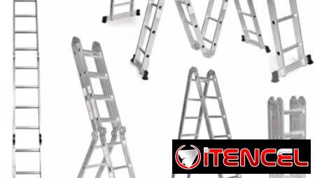 ESCALERA PLEGABLE MULTIPROPÓSITO 3.7M, ENTREGA DE FACTURA. VARIEDAD DE ARTÍCULOS DE FERRETERÍA, ETC