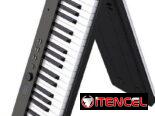 Piano eléctrico plegable de 88 teclas para llevar de viaje – Teclado de piano plegable – Piano digital y piano digital