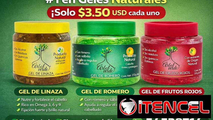 Geles Importados (Linaza, Romero, Frutos Rojos)