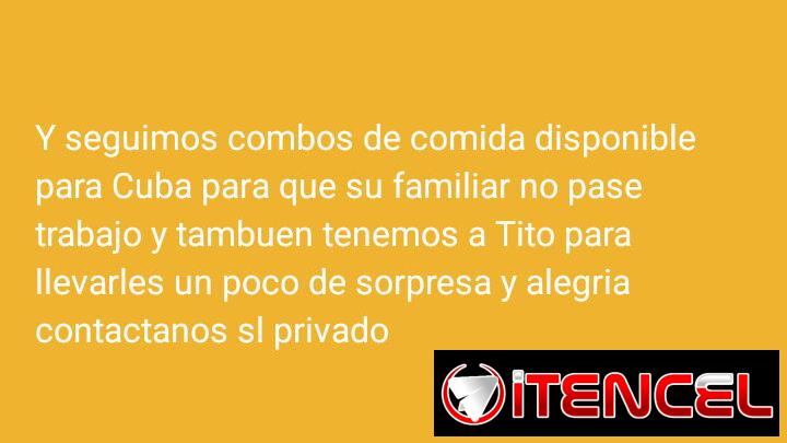 Combos para Cuba