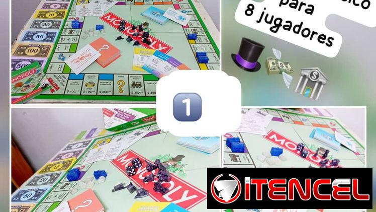 MONOPOLIO CLÁSICO ARTESANAL CAJA VERDE PARA 8 JUGADORES