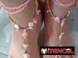 VARIEDAD DE PULSERAS TEJIDAS DE HILO CHINO