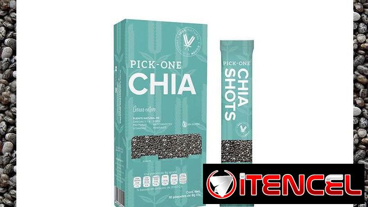 Paquetes de 10 sobres de Chía (8 gr cada sobre) de Pick-One Chía