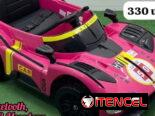 Carritos eléctricos con control remoto para los niños y niñas de la casa