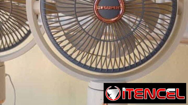 Ventilador recargable 3 en 1 hasta 20 horas, 12000 mhap Cabezal giratorio 360° precio 90 USD Transporte Incluido