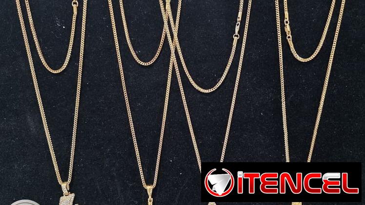 💢Manillas Tradicionales,✨Blin Blines Tradicionales Franco Gama Alta Stainless Steel Chapado en Oro 14k y 18k☘️