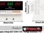 ATS Tranfer y Protector de corriente de sobrevoltaje 2 en 1,  63A 110Vol 2Polos