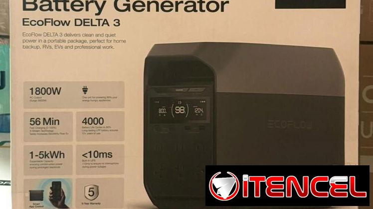 *Eco Flow Delta 3 1024WH(Life Po)*