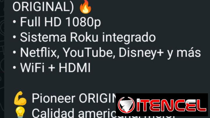 Tv Pionner Original full hd 1080p Roku solo en 225 usd