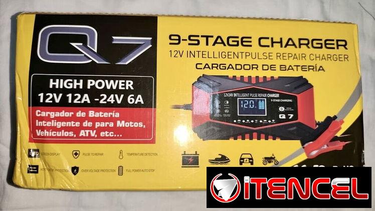 55usd Se vende cargador de bateria para carros motos, cargador inteligente 12/24 volt 12a interesados 52774129