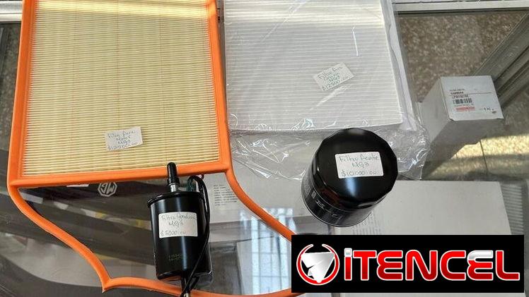 Kit de mantenimiento de filtro para MG3 Filtros de aceite, combustible, aire y cavina. Tel. 53714462