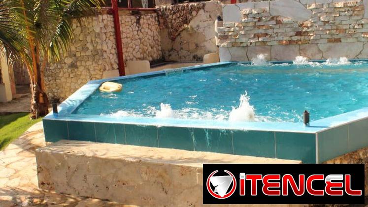 Cod.Z 🏠Se renta casa con piscina para eventos |Ubicación, Santa Fe 🎉