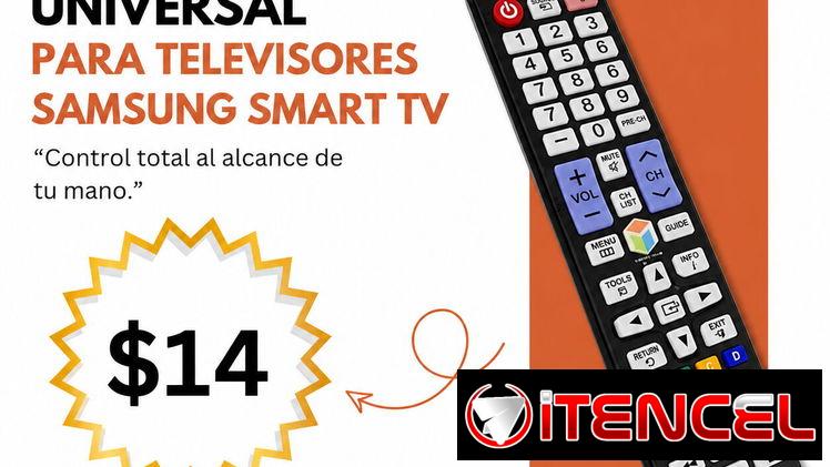 Control remoto universal para televisores Samsung Smart TV | videojuegoshabana.com