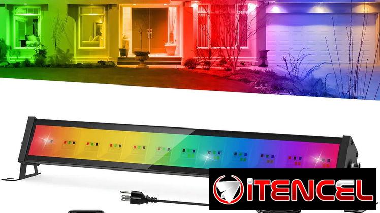 Luces Para Fiestas Luz Uv Dj Barra De Luz Led Rgb De Pared Con Temporizador Y Memoria