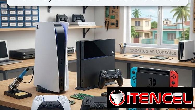 Consolas rotas o defectuosas (PS5, PS4, Nintendo Switch)Mandos con fallos (drift, botones rotos, no encienden)Accesorios
