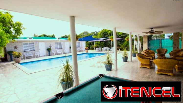 Cod.Z 💎 VILLA DE LUJO EN BOCA CIEGA | 7 HABITACIONES | PISCINA Y BILLAR 🎱