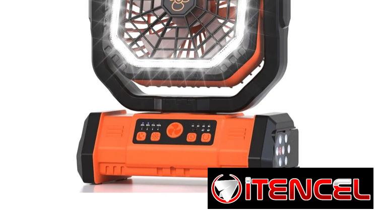 Ventilador recargable de larga duración