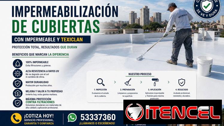 Impermeabilización de cubiertas y techos