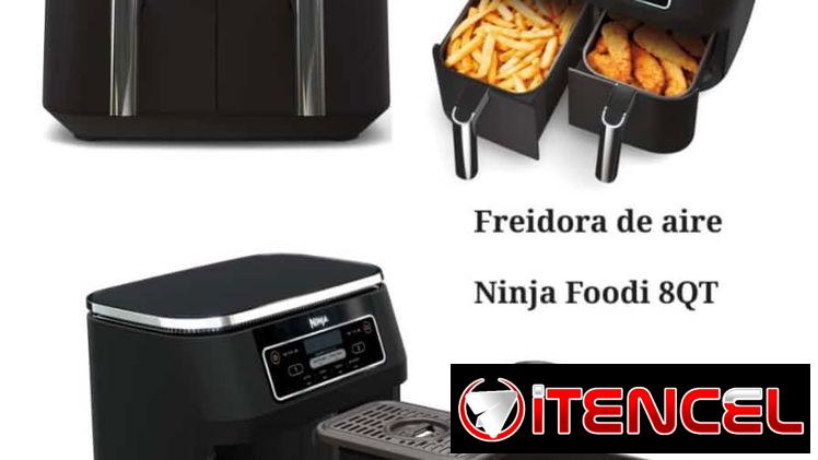 Freidora ninja dual 8Qt sellada en caja