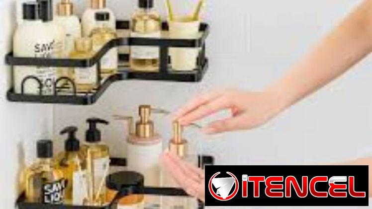Estantes Organizadores Metálicos para Baño y cocina de 2 piezas