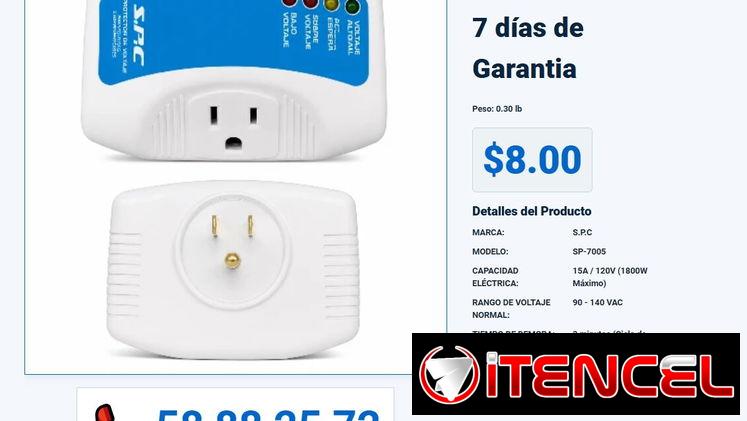 PROTECTOR DE VOLTAJE S.P.C 120V VPT-0395
