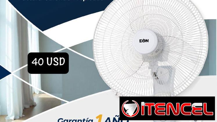 💨 VENTILADOR DE PARED  🔴 EÓN 🆗 18 PULGADAS 💲 40 USD
