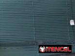 Excelente Cortinas de PVC nuevas en su caja, horizontales, color verde.