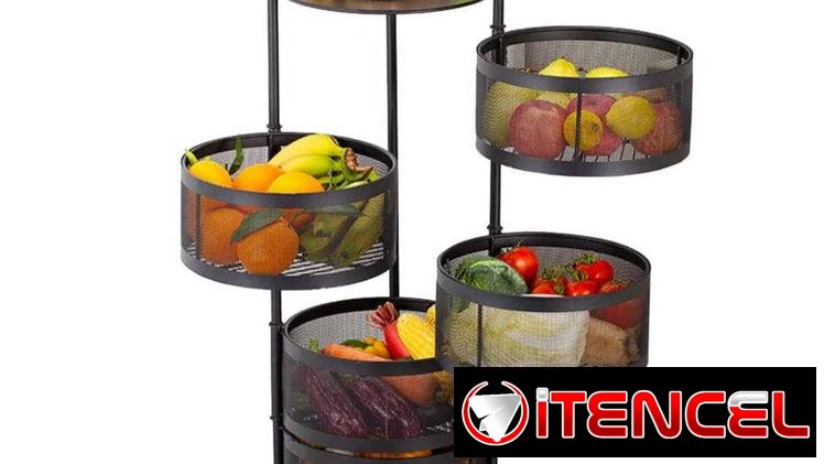 Mesita Estantes Gitatorios Para la Cocina. Sencilla y Multifuncional.