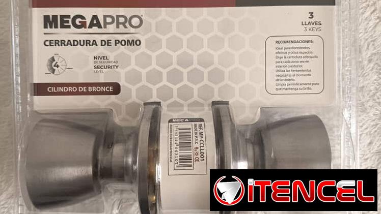 Cerradura de Pomo Megapro Llave-Llave