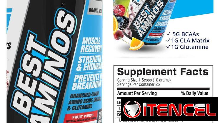 Best Aminos, aminoácidos Bcaa, Cla Matrix y Glutamina 25 servicios pomo sellado 55595382