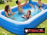 PISCINA INFLABLE 3.5M  X 1.83 X 56 CM CON BOMBA PARA INFLAR.  130 USD