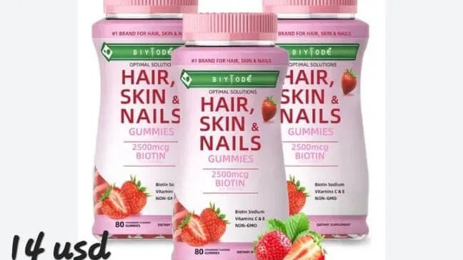 Capsulas de biotin para el cresimieto del pelo , uñas , y mejoramiento de rostro
