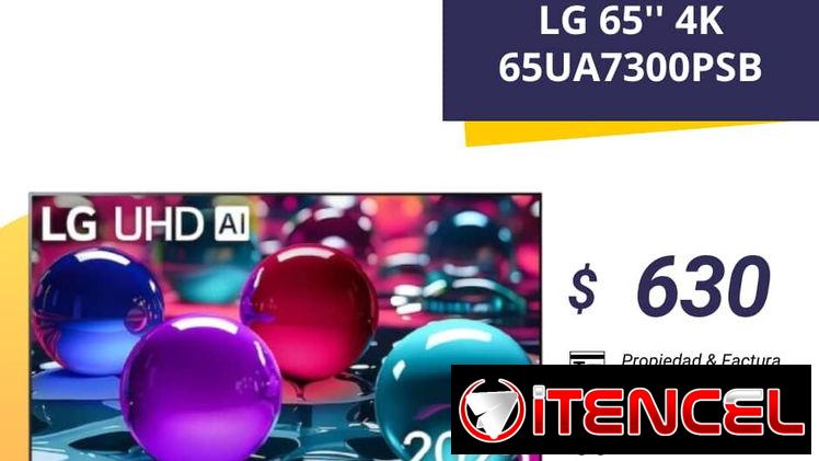 Televisores LG de 50″, 55″, 65″, con 6 meses de garantía