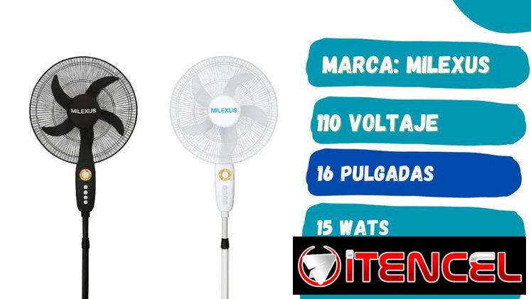 Ventilador Recargable de pedestal