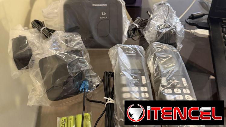 Teléfonos inalámbricos Panasonic 2bases c/ contestadora 75usd(56798277)